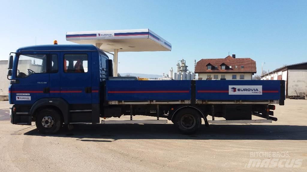 MAN TGL8.180 Lastbil med lad/Flatbed