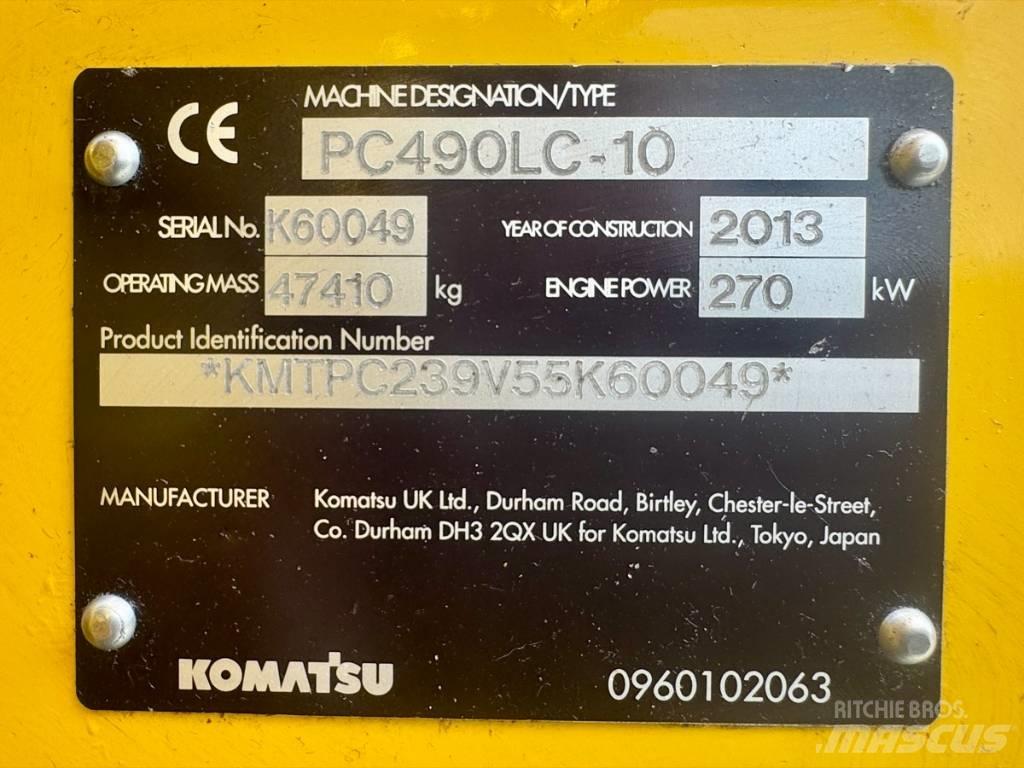 Komatsu PC 490 LC-10 Gravemaskiner på larvebånd
