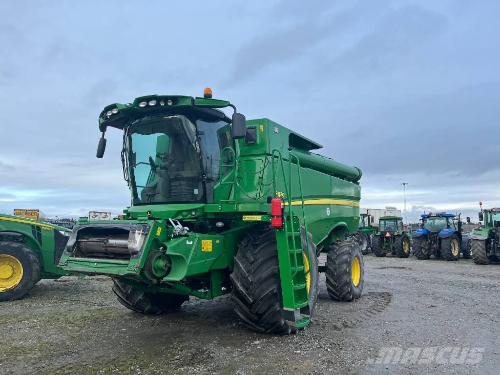 John Deere S 670 Mejetærskere