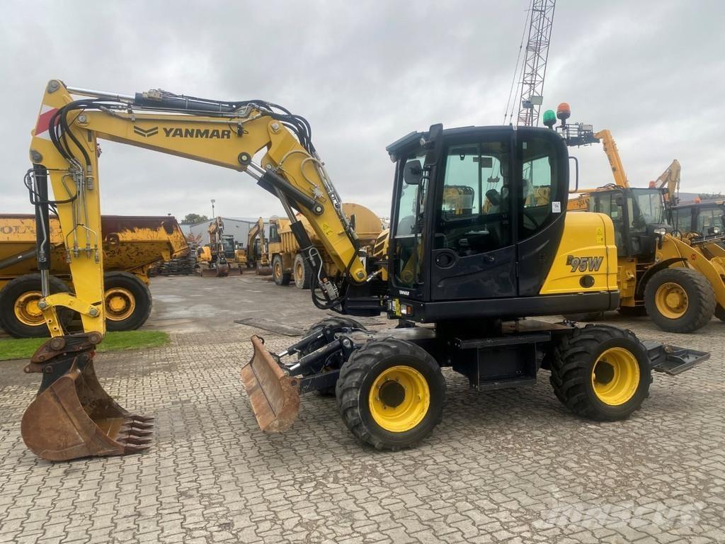 Yanmar B95w NVT Gravemaskiner på hjul