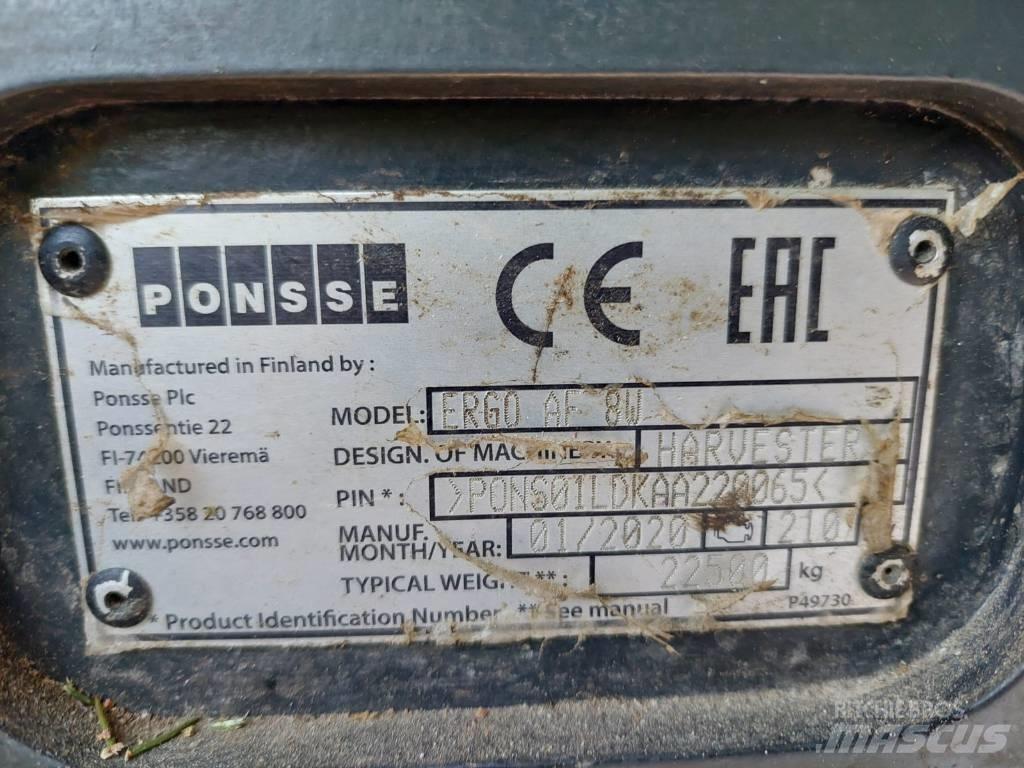 Ponsse Ergo AF 8W Skovningsmaskiner