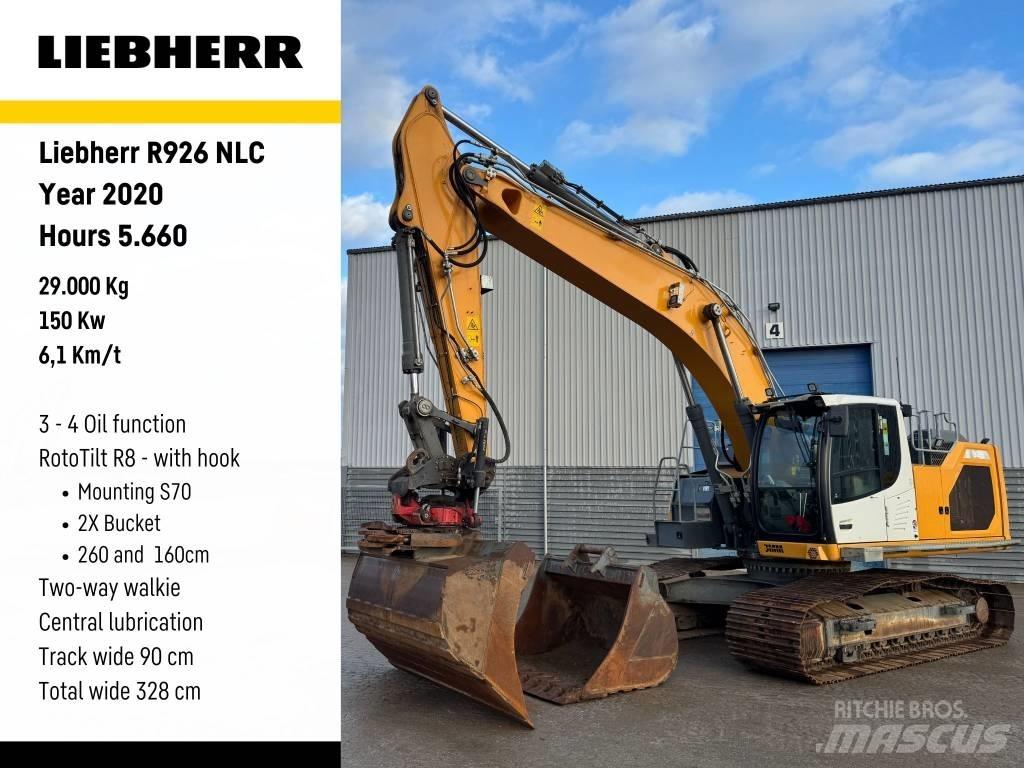 Liebherr R 926 Gravemaskiner på larvebånd