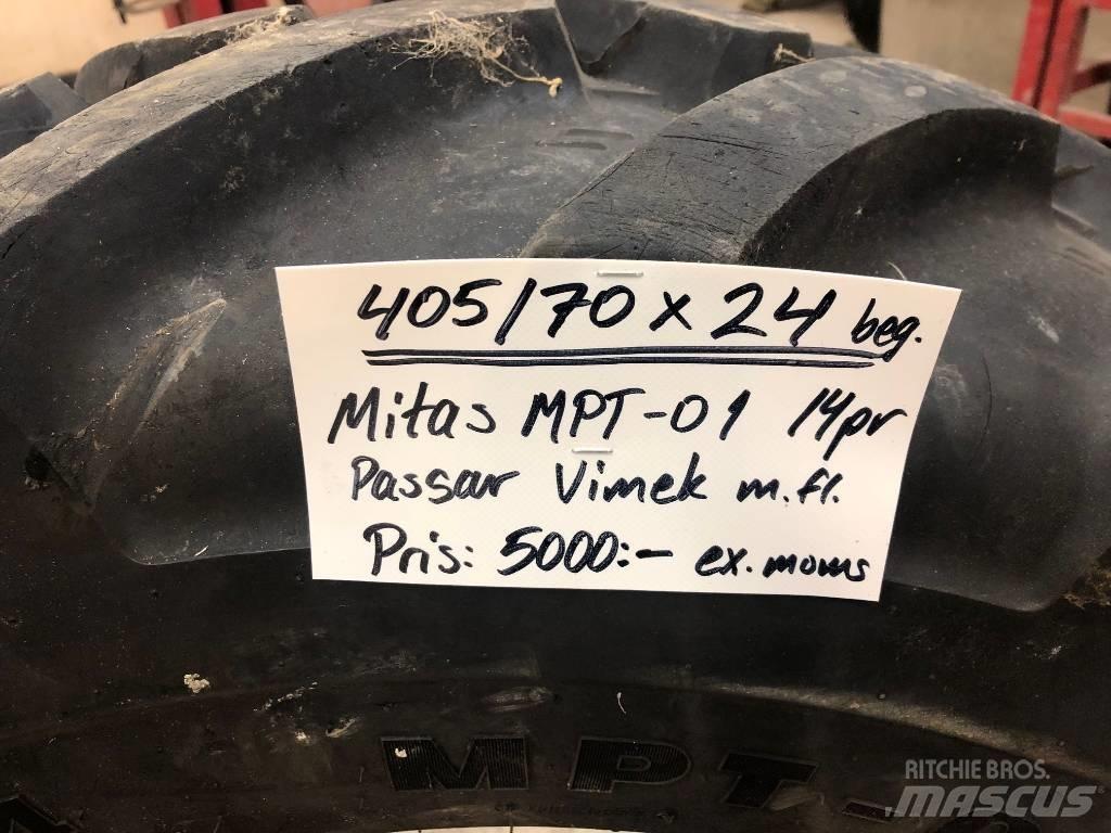 Mitas 405/70x24 Dæk, hjul og fælge