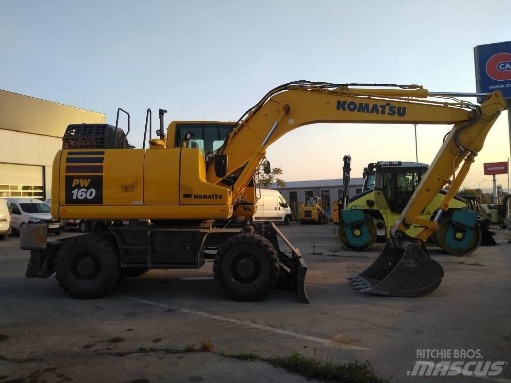 Komatsu pw160-11 Gravemaskiner på hjul