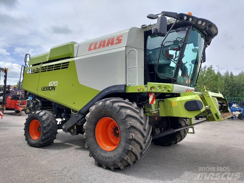 CLAAS Lexion 670 Mejetærskere