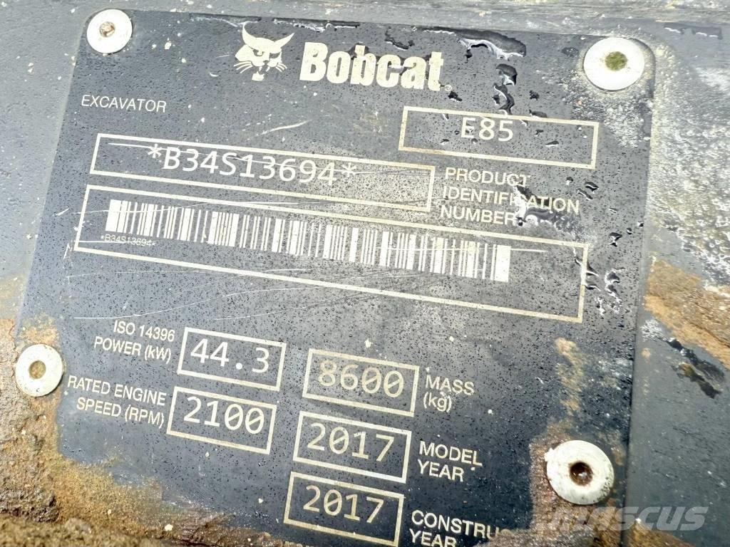 Bobcat E 85 Midi-gravemaskiner 7t - 12t