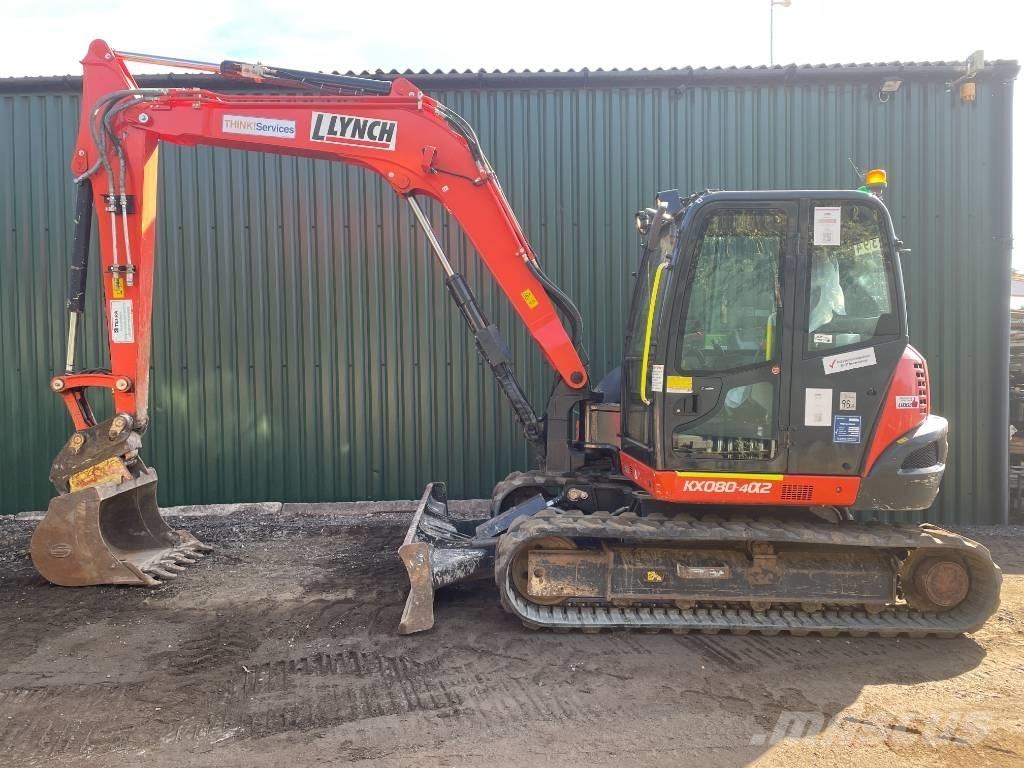 Kubota KX 080-4a2 Midi-gravemaskiner 7t - 12t