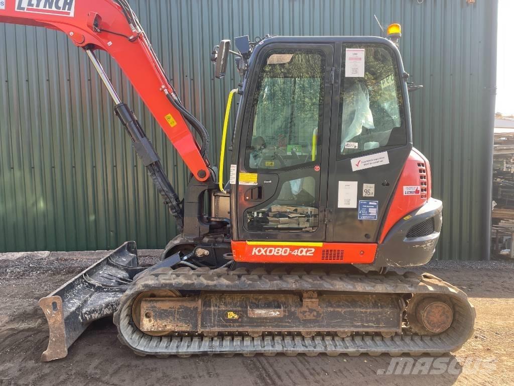 Kubota KX 080-4a2 Midi-gravemaskiner 7t - 12t