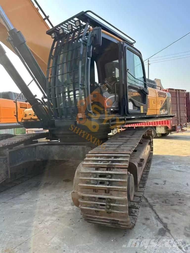 Hyundai Robex 520 VS Gravemaskiner på larvebånd