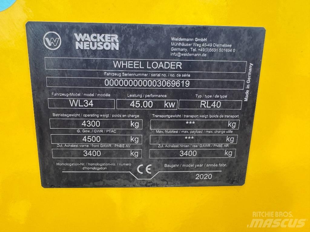 Wacker Neuson WL34 Læssemaskiner på hjul