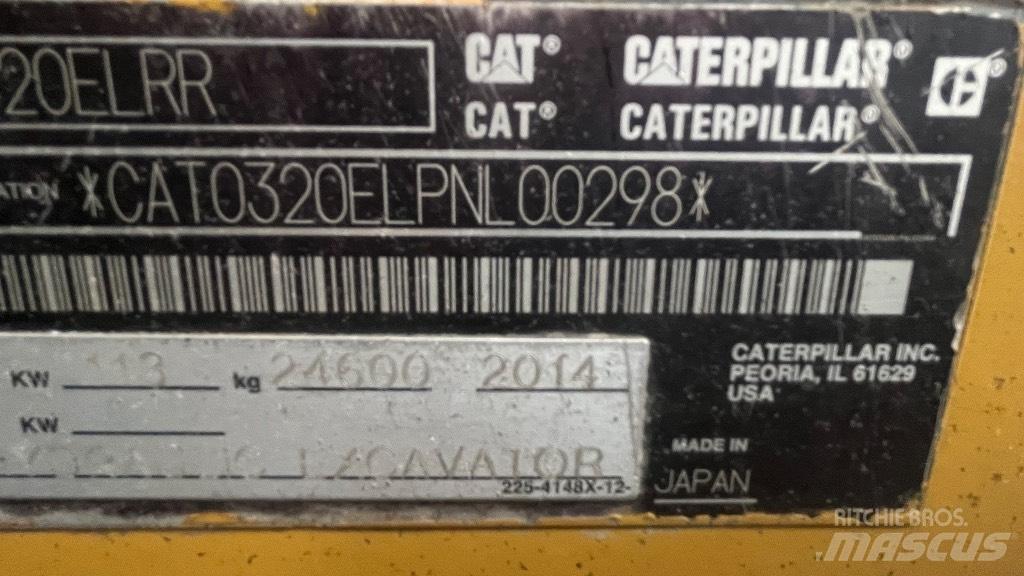 CAT 320 EL Gravemaskiner på larvebånd
