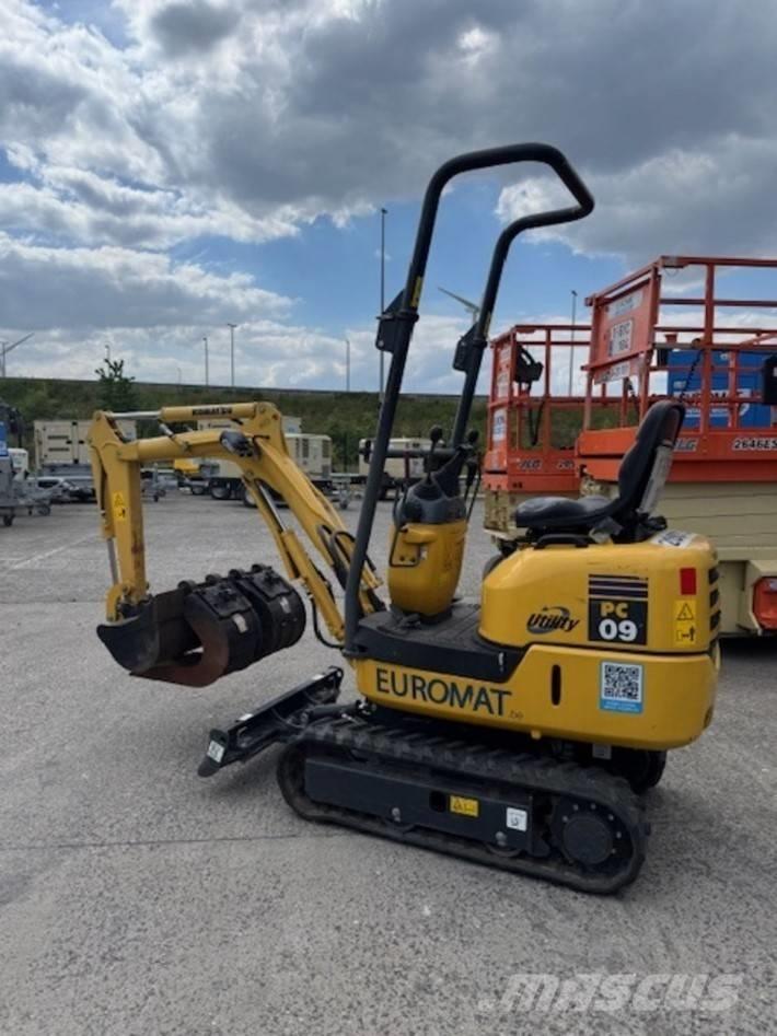 Komatsu PC 09-1 Minigravemaskiner