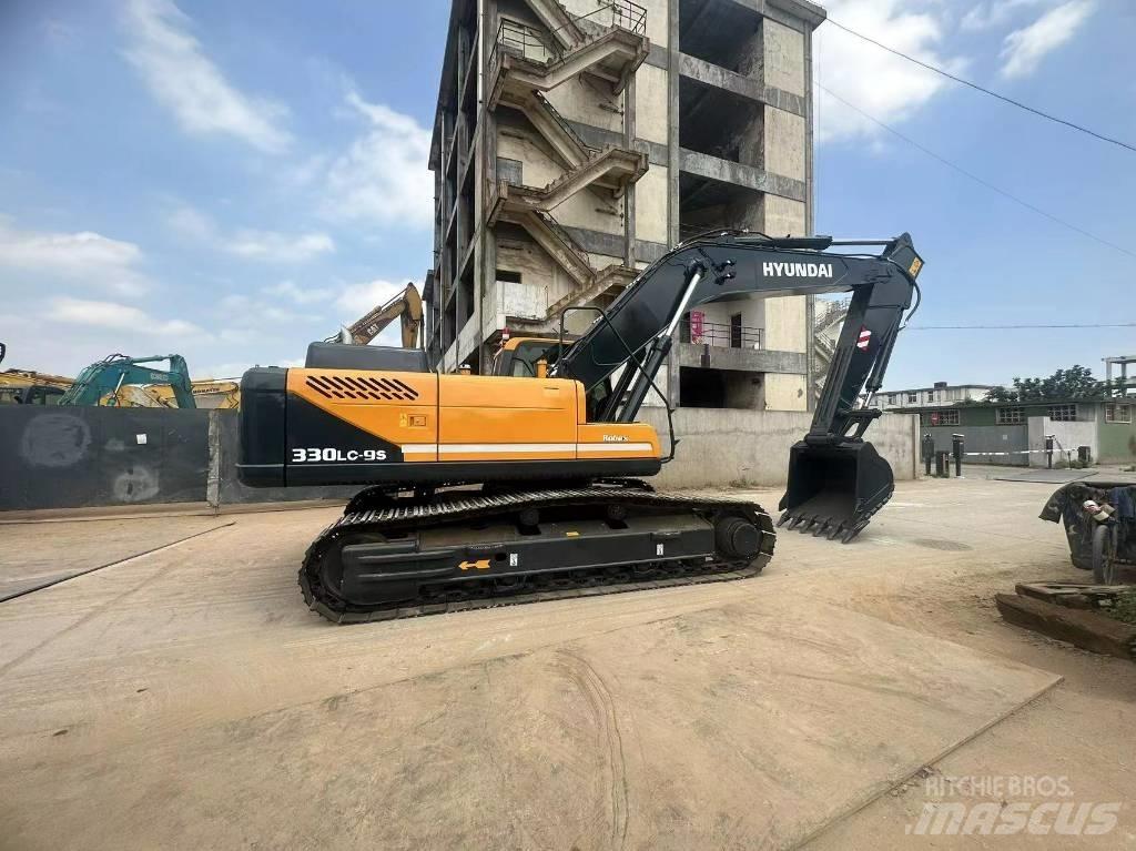 Hyundai 330-9s Gravemaskiner på larvebånd