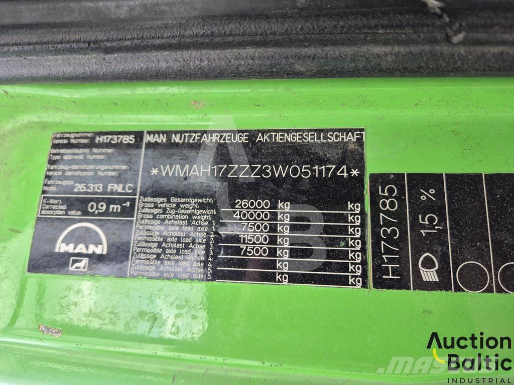 MAN TGA26.310 Renovationslastbiler