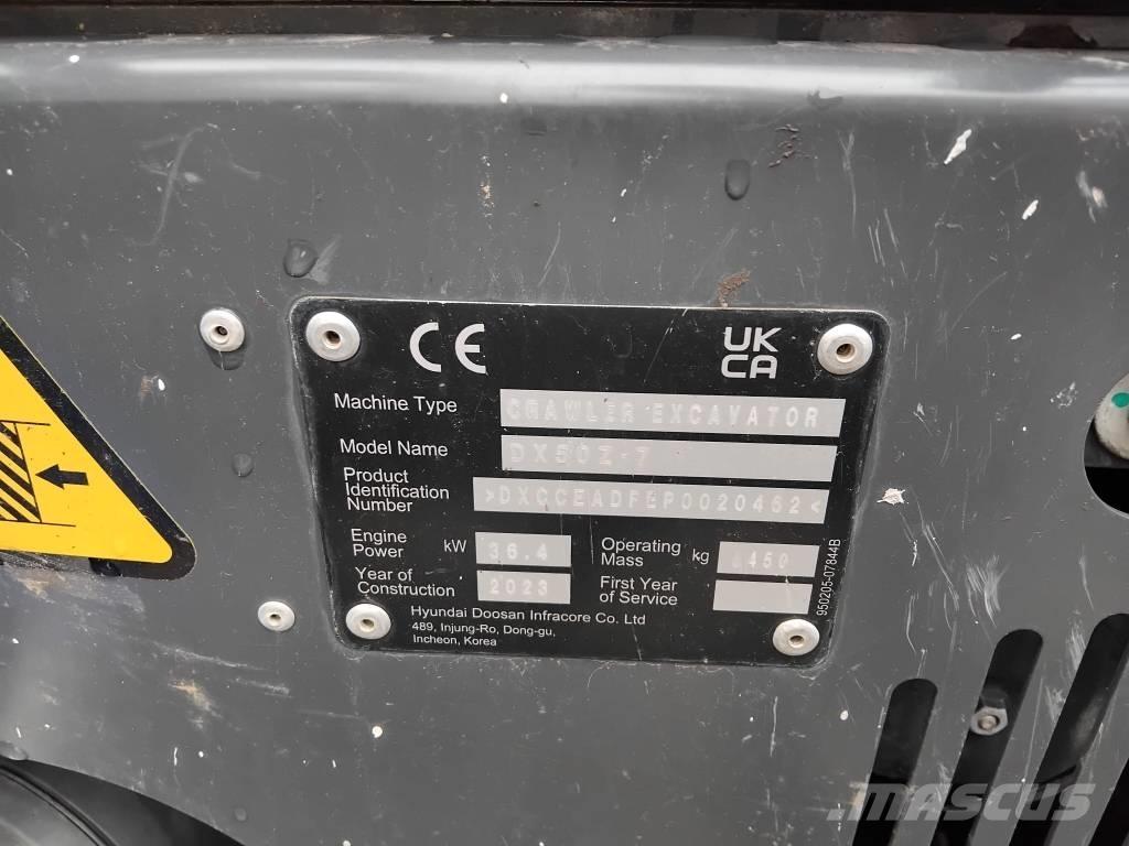 Develon DX 50 Z-7 Minigravemaskiner