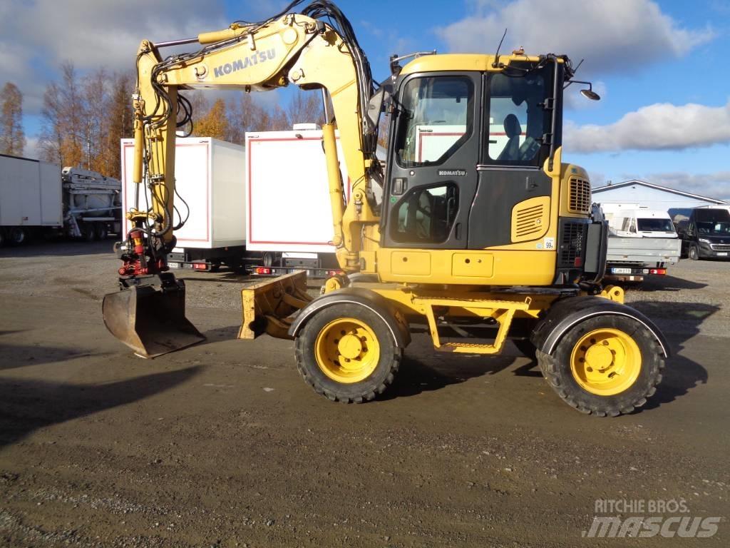 Komatsu PW 98 MR-6 Gravemaskiner på hjul
