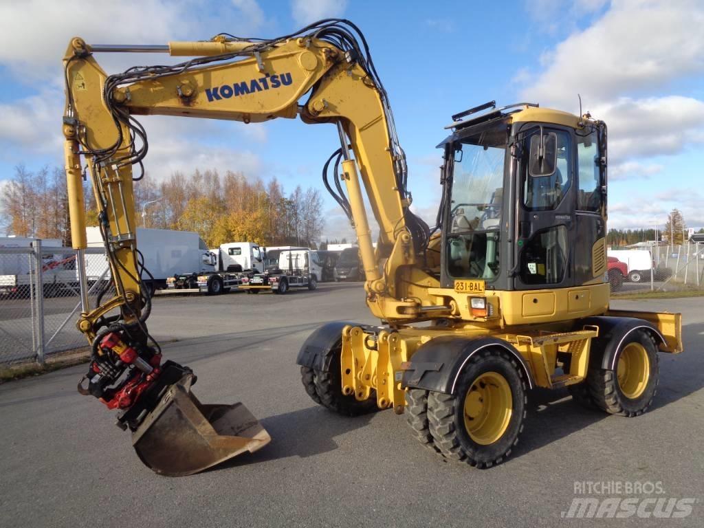 Komatsu PW 98 MR-6 Gravemaskiner på hjul