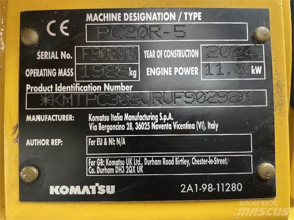 Komatsu PC20R-5 Gravemaskiner på hjul