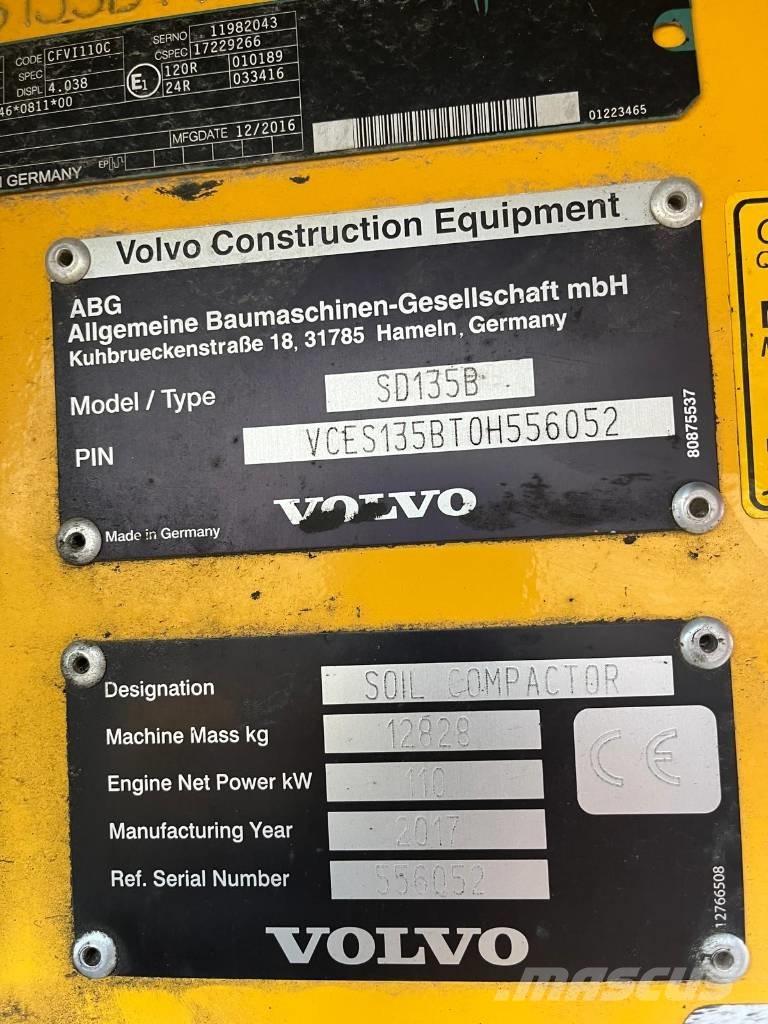 Volvo SD 135 B Tromle med luftdæk