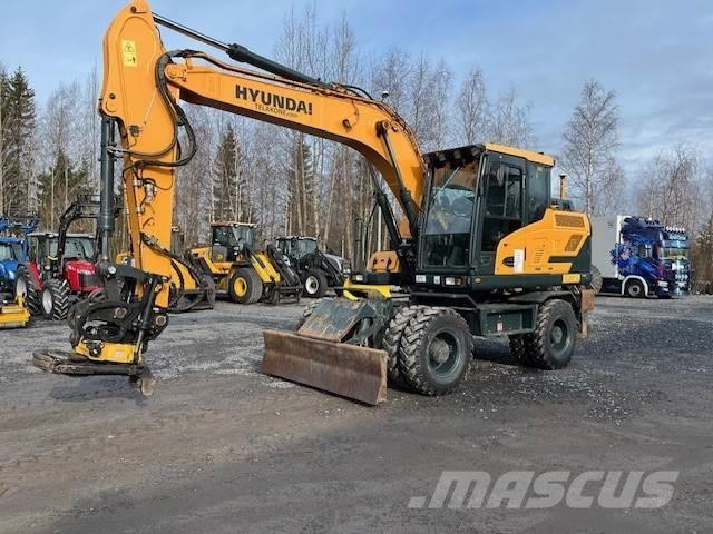 Hyundai HW 140 Gravemaskiner på hjul