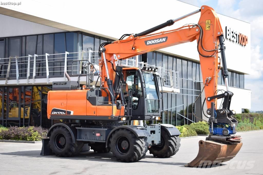 Doosan DX 170 W-5 Gravemaskiner på hjul