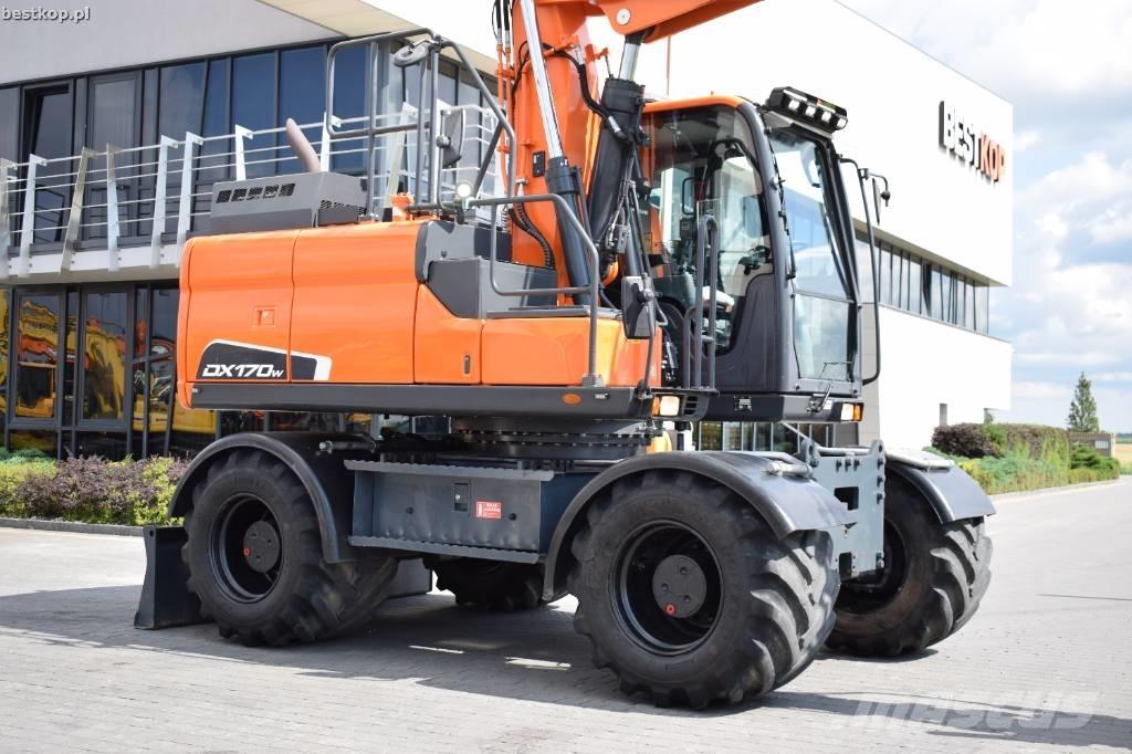 Doosan DX 170 W-5 Gravemaskiner på hjul