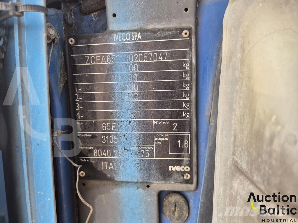 Iveco 65E10 Lastbil - Gardin