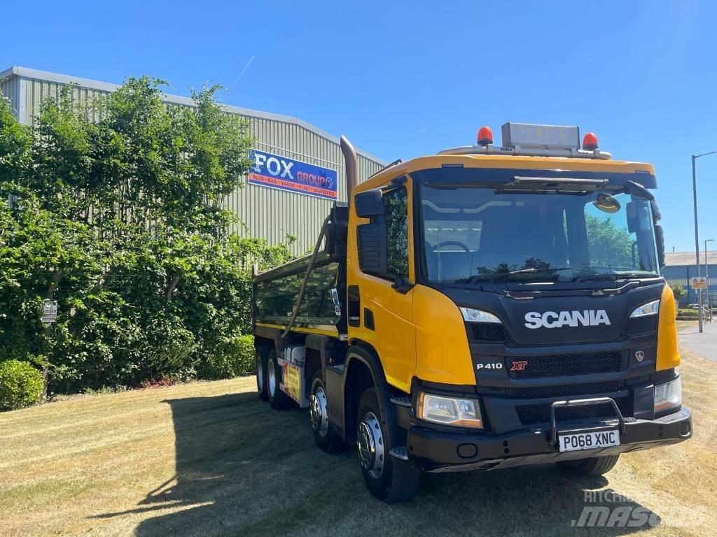 Scania P410 XT Lastbiler med tip