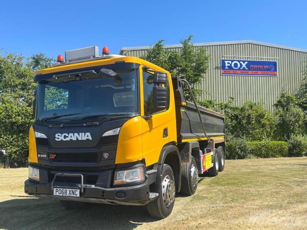 Scania P410 XT Lastbiler med tip