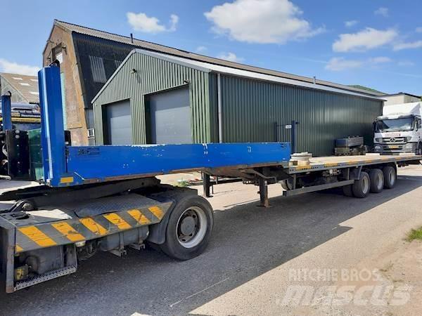 Saxas SPS 137-18-V Semi-trailer med lad/flatbed