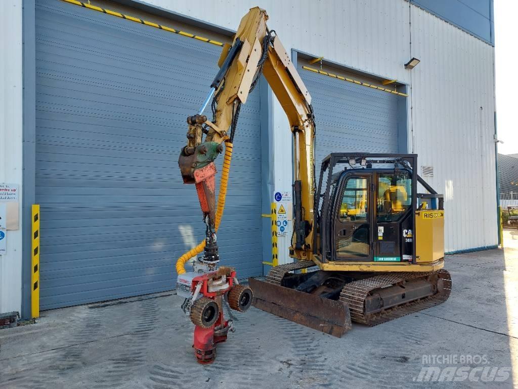 CAT 308E Gravemaskiner til skovbrug