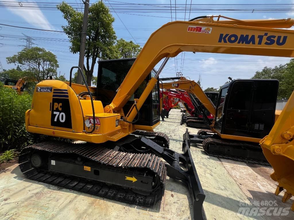 Komatsu PC 70 Midi-gravemaskiner 7t - 12t