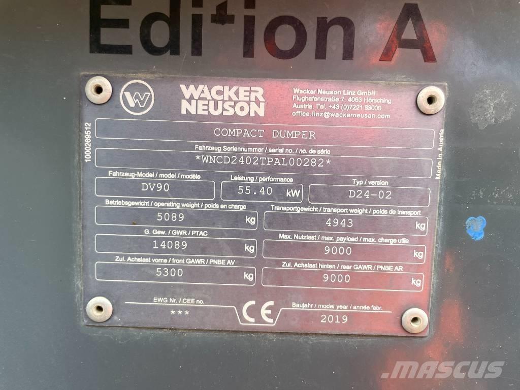 Wacker Neuson DV 90 Dumpere