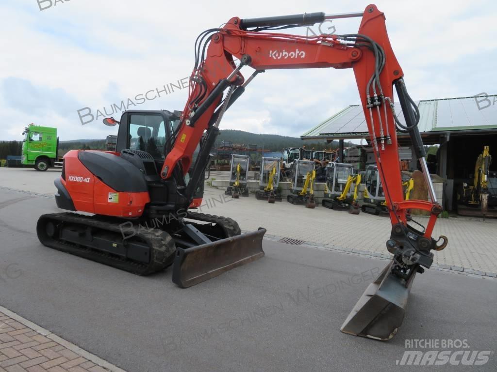 Kubota KX 080-4 Minigravemaskiner