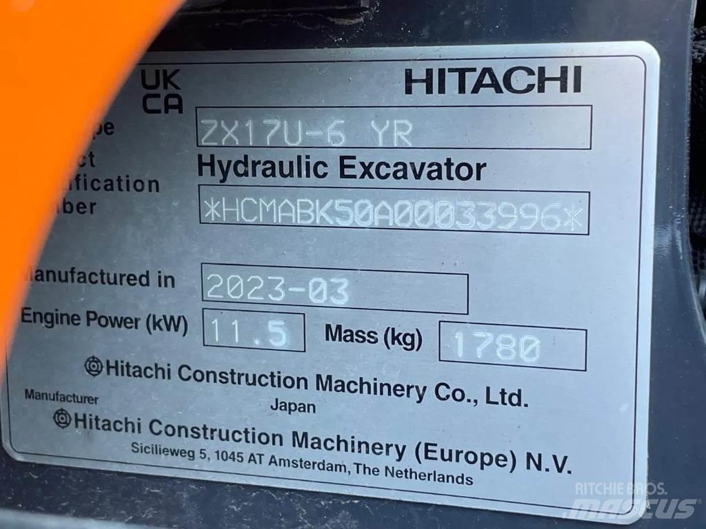 Hitachi ZX17U Minigravemaskiner