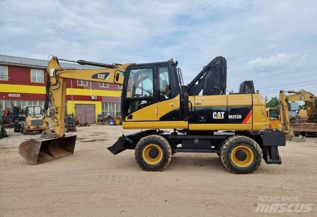 CAT M313 D Gravemaskiner på hjul