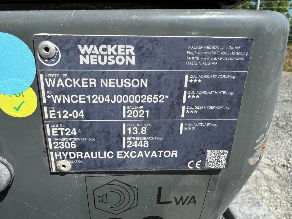Wacker Neuson ET24 Gravemaskiner på larvebånd