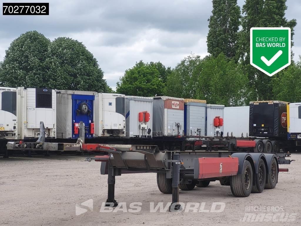 Van Hool 3 axles Semi-trailer med containerramme