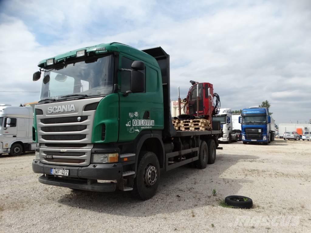 Scania G400 Lastbil med kran