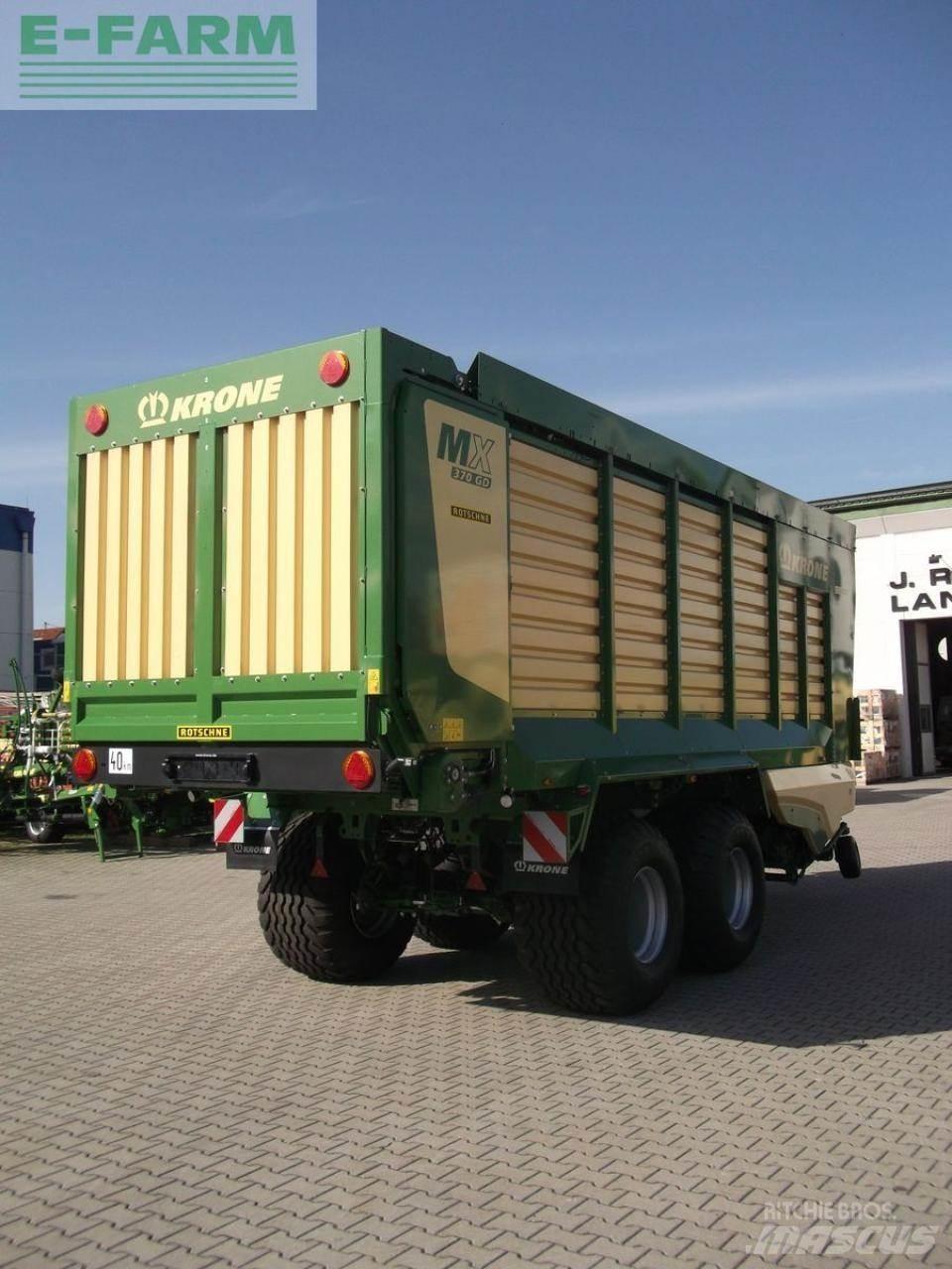 Krone mx 370 gd Sneglevogne