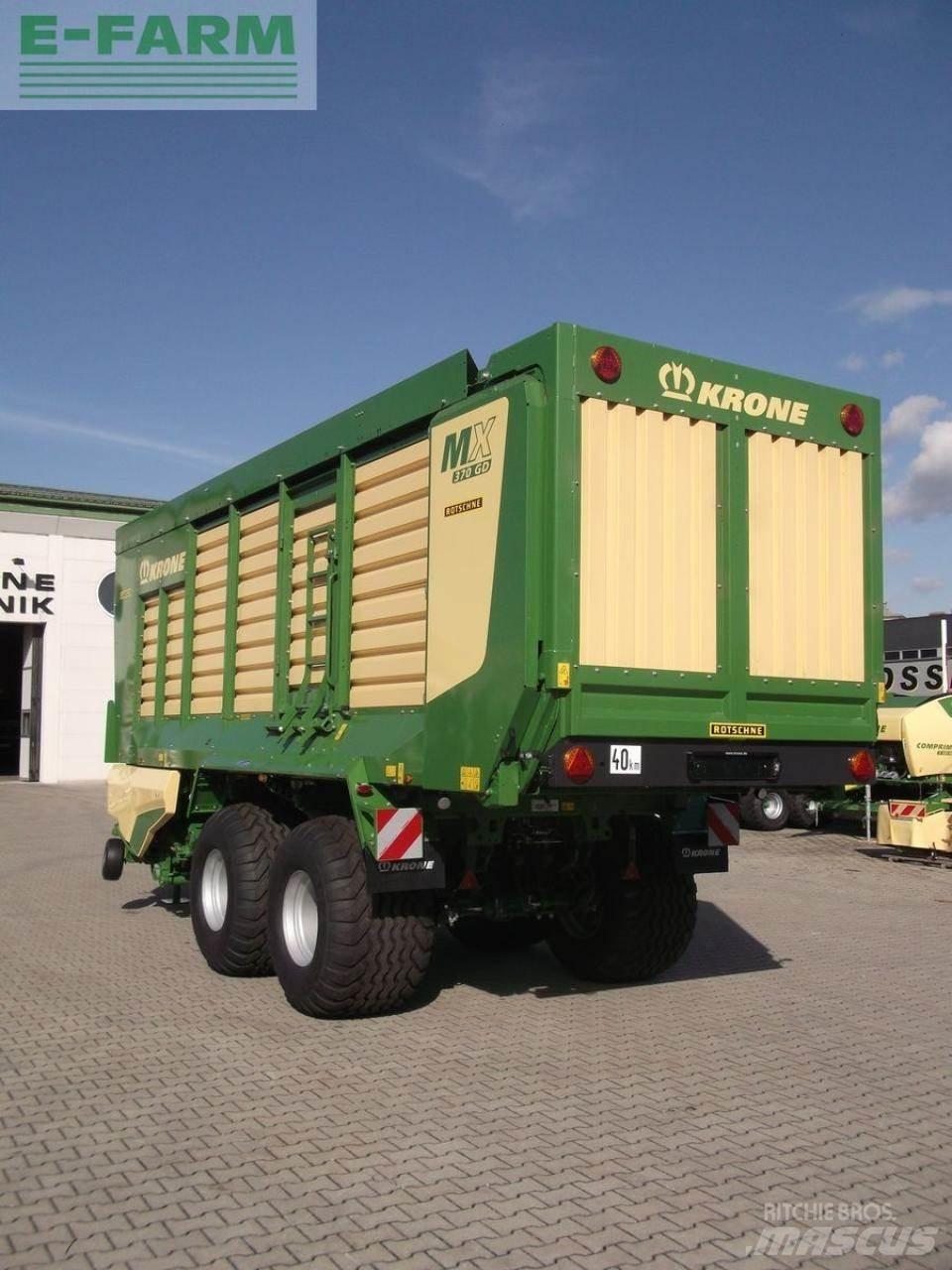 Krone mx 370 gd Sneglevogne