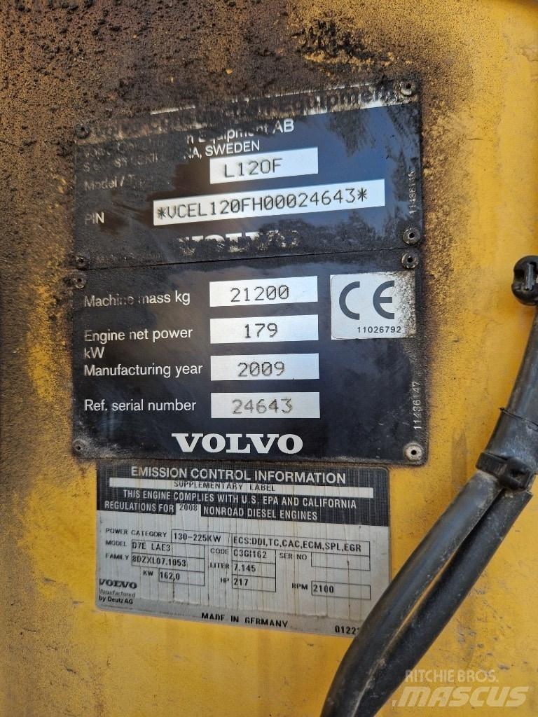 Volvo L 120 F Læssemaskiner på hjul