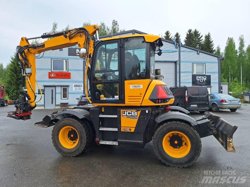 JCB Hydradig 110 W Gravemaskiner på hjul