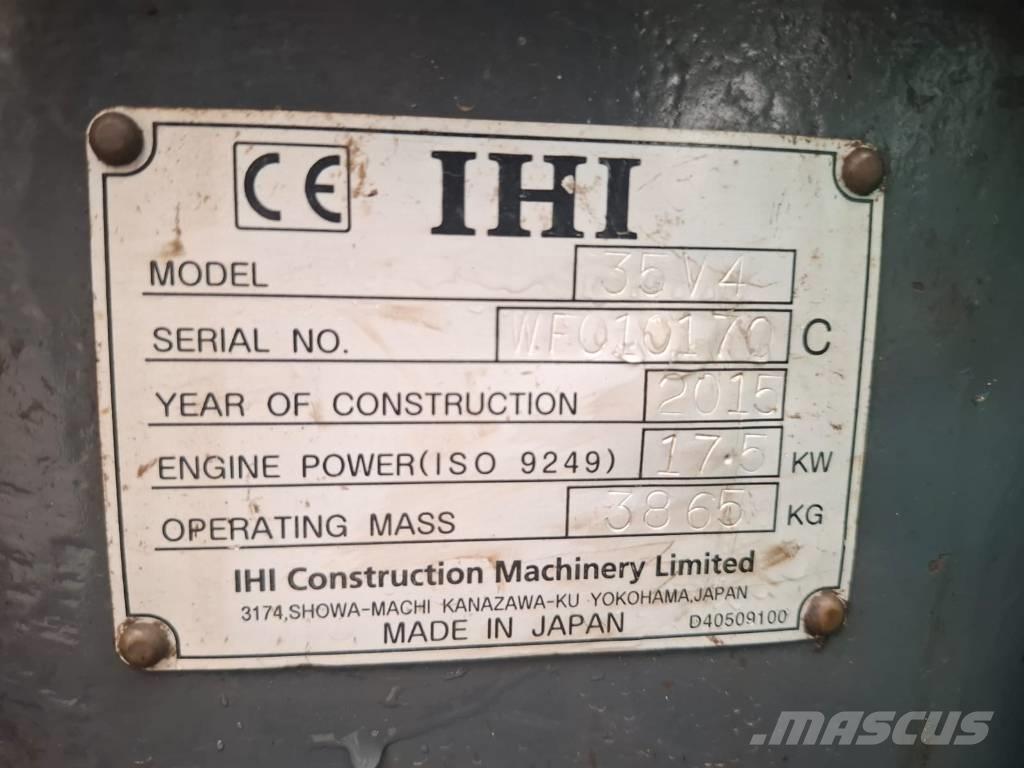 IHI 35 V4 Minigravemaskiner