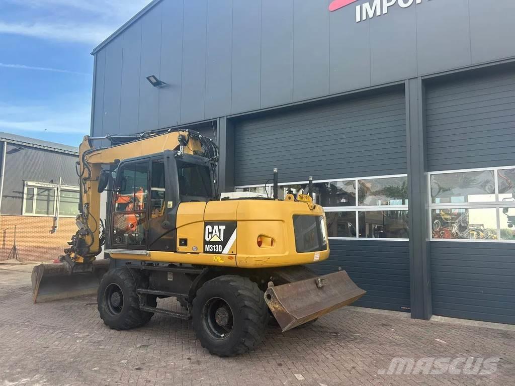 CAT M313D Gravemaskiner på hjul