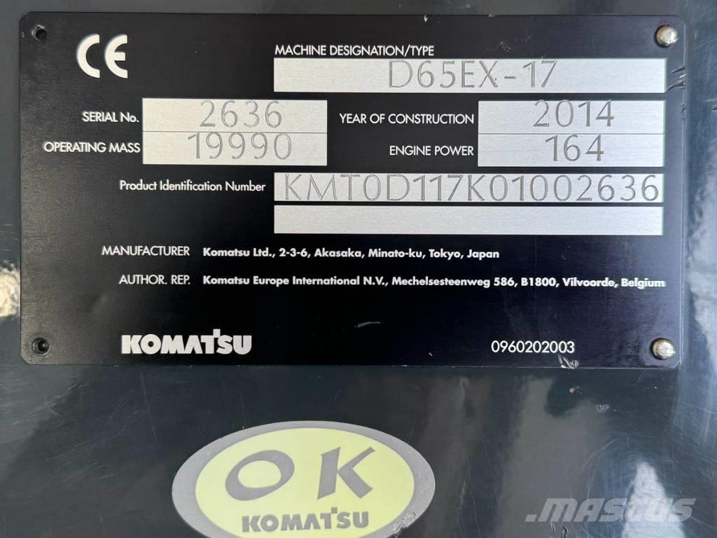 Komatsu D 65 EX-17 Bulldozer på larvebånd