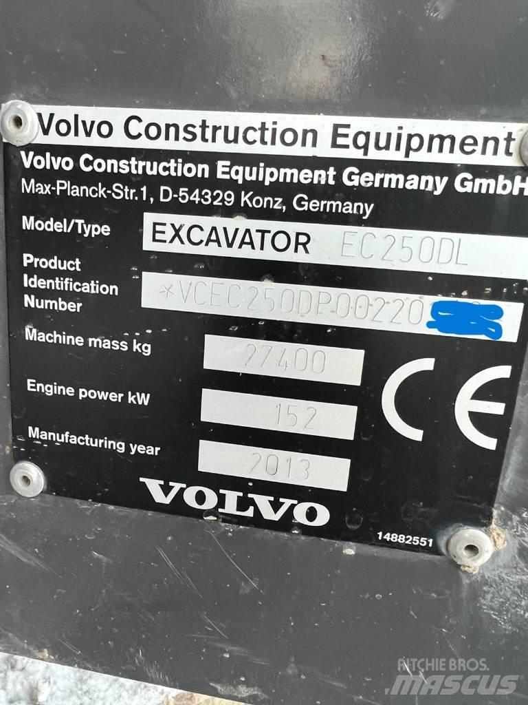 Volvo EC 250 D L Gravemaskiner på larvebånd
