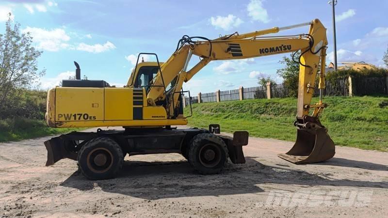 Komatsu PW 170-6 Gravemaskiner på hjul