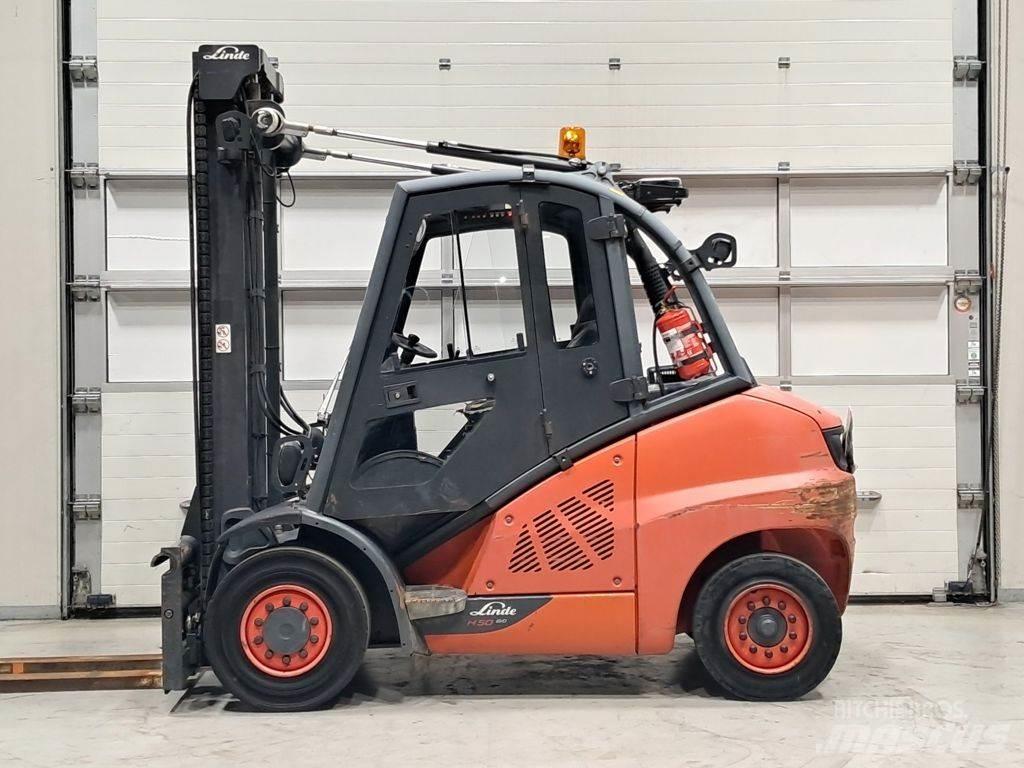 Linde H50D-02 Diesel gaffeltrucks
