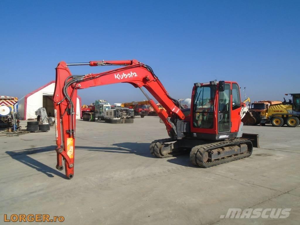 Kubota KX 080-3 Gravemaskiner på larvebånd
